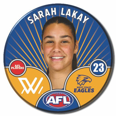 AFLW S10 WEST COAST EAGLES - LAKAY, Sarah