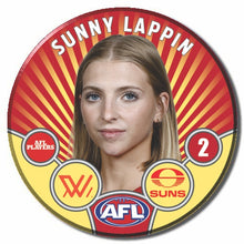 AFLW S11 GOLD COAST SUNS - LAPPIN, Sunny