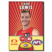 AFL 2026 GOLD COAST SUNS Football Club - LEWIS, Caleb