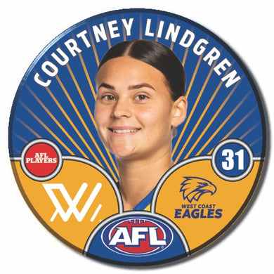 AFLW S10 WEST COAST EAGLES - LINDGREN, Courtney