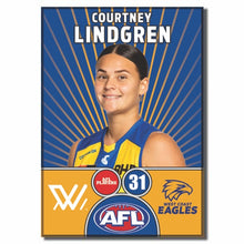 AFLW S10 WEST COAST EAGLES - LINDGREN, Courtney