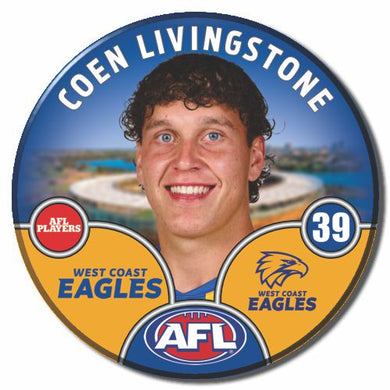 2025 AFL West Coast Eagles Football Club - LIVINGSTONE, Coen