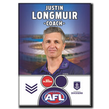 2025 AFL Fremantle Football Club - LONGMUIR, Jusin - COACH