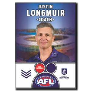 2025 AFL Fremantle Football Club - LONGMUIR, Jusin - COACH