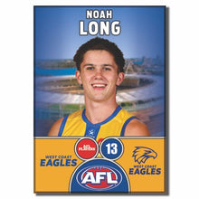 2025 AFL West Coast Eagles Football Club - LONG, Noah