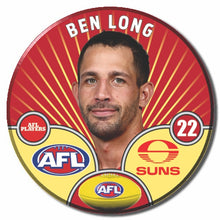 AFL 2026 GOLD COAST SUNS Football Club - LONG, Ben