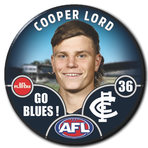 2025 AFL Carlton Football Club - LORD, Cooper