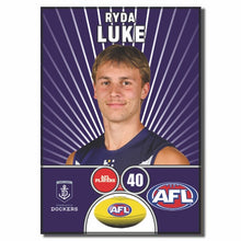 AFL 2026 FREMANTLE Football Club - LUKE, Ryda
