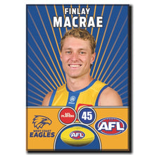 AFL 2026 WEST COAST EAGLES Football Club - MACRAE, Finlay