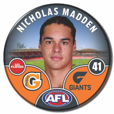 2025 AFL GWS Giants Football Club - MADDEN, Nicholas