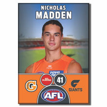 2025 AFL GWS Giants Football Club - MADDEN, Nicholas