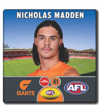 2024 AFL GWS Giants Football Club - MADDEN, Nicholas