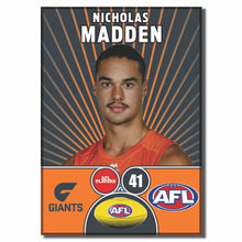 AFL 2026 GWS GIANTS Football Club - MADDEN, Nicholas