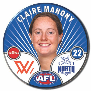 AFLW S10 NORTH MELBOURNE - MAHONY, Claire