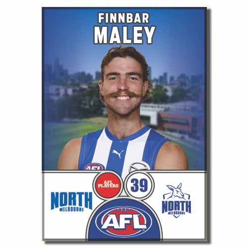 2025 AFL North Melbourne Football Club - MALEY, Finnbar – Sporting ...