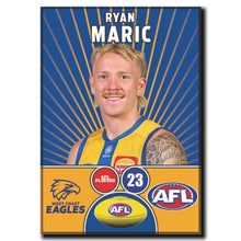 AFL 2026 WEST COAST EAGLES Football Club - MARIC, Ryan