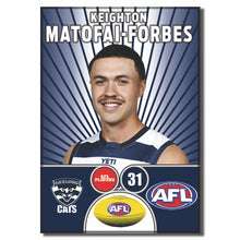 AFL 2026 GEELONG Football Club - MATOFAI-FORBES, Keighton