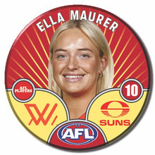 AFLW S10 GOLD COAST SUNS - MAURER, Ella