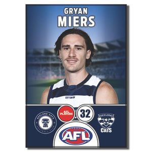 2025 AFL Geelong Football Club - MIERS, Gryan