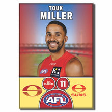2025 AFL Gold Coast Suns Football Club - MILLER, Touk