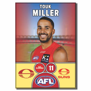 2025 AFL Gold Coast Suns Football Club - MILLER, Touk