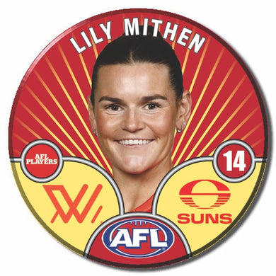 AFLW S10 GOLD COAST SUNS - MITHEN, Lily