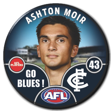 2025 AFL Carlton Football Club - MOIR, Ashton