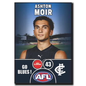 2025 AFL Carlton Football Club - MOIR, Ashton