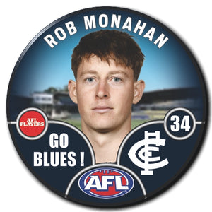 2025 AFL Carlton Football Club - MONAHAN, Rob