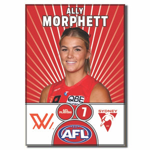 AFLW S10 SYDNEY SWANS - MORPHETT, Ally