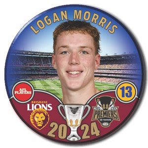 2024 AFL PREMIERS - BRISBANE LIONS - MORRIS, Logan