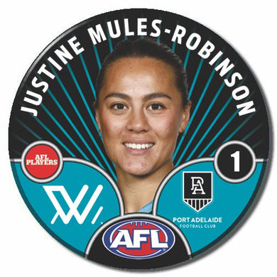 AFLW S10 PORT ADELAIDE - MULES-ROBINSON, Justine