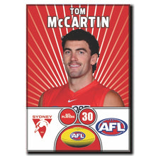 AFL 2026 SYDNEY SWANS Football Club - McCARTIN, Tom