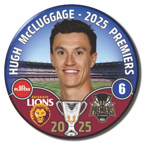 AFL 2025 PREMIERS - McCLUGGAGE, Hugh
