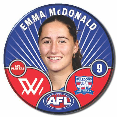 AFLW S10 WESTERN BULLDOGS - McDONALD, Emma