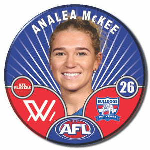 AFLW S10 WESTERN BULLDOGS - McKEE, Analea
