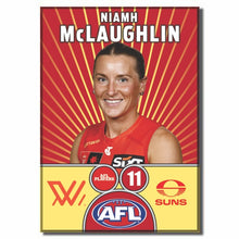 AFLW S10 GOLD COAST SUNS - McLAUGHLIN, Niamh