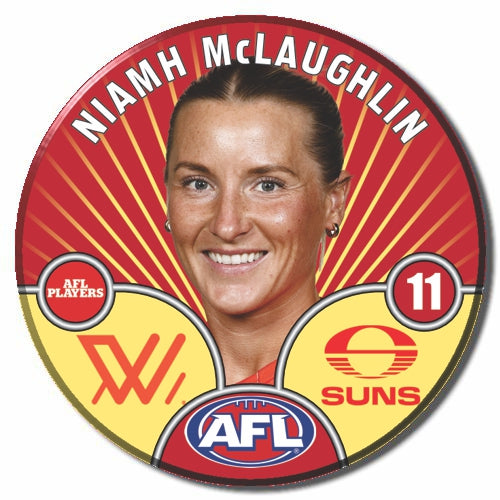 AFLW S10 GOLD COAST SUNS - McLAUGHLIN, Niamh