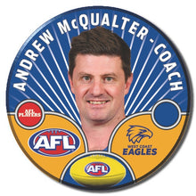 AFL 2026 WEST COAST EAGLES Football Club - McQUALTER, Andrew - COACH