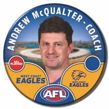 2025 AFL West Coast Eagles Football Club - McQUALTER, Andrew - COACH