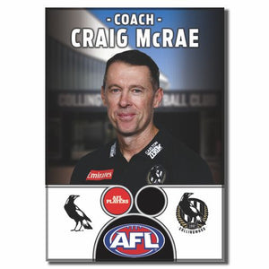 2025 AFL Collingwood Football Club - McRAE,Craig - COACH