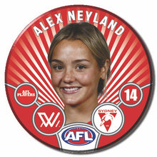 AFLW S11 SYDNEY SWANS - NEYLAND, Alex