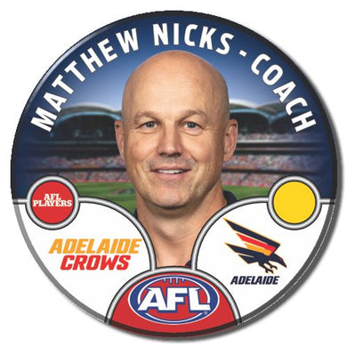 2025 AFL Adelaide Football Club - NICKS, Matthew - COACH