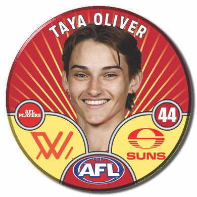 AFLW S10 GOLD COAST SUNS - OLIVER, Taya