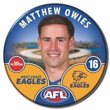 2025 AFL West Coast Eagles Football Club - OWIES, Matthew