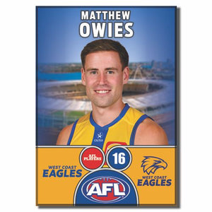 2025 AFL West Coast Eagles Football Club - OWIES, Matthew