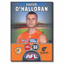2025 AFL GWS Giants Football Club - O'HALLORAN, Xavier