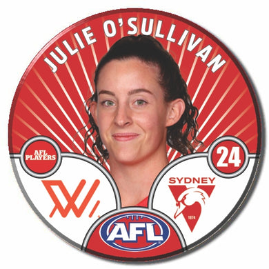 AFLW S10 SYDNEY SWANS - O'SULLIVAN, Julie