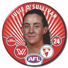 AFLW S11 SYDNEY SWANS - O'SULLIVAN, Julie