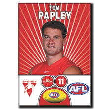 AFL 2026 SYDNEY SWANS Football Club - PAPLEY, Tom